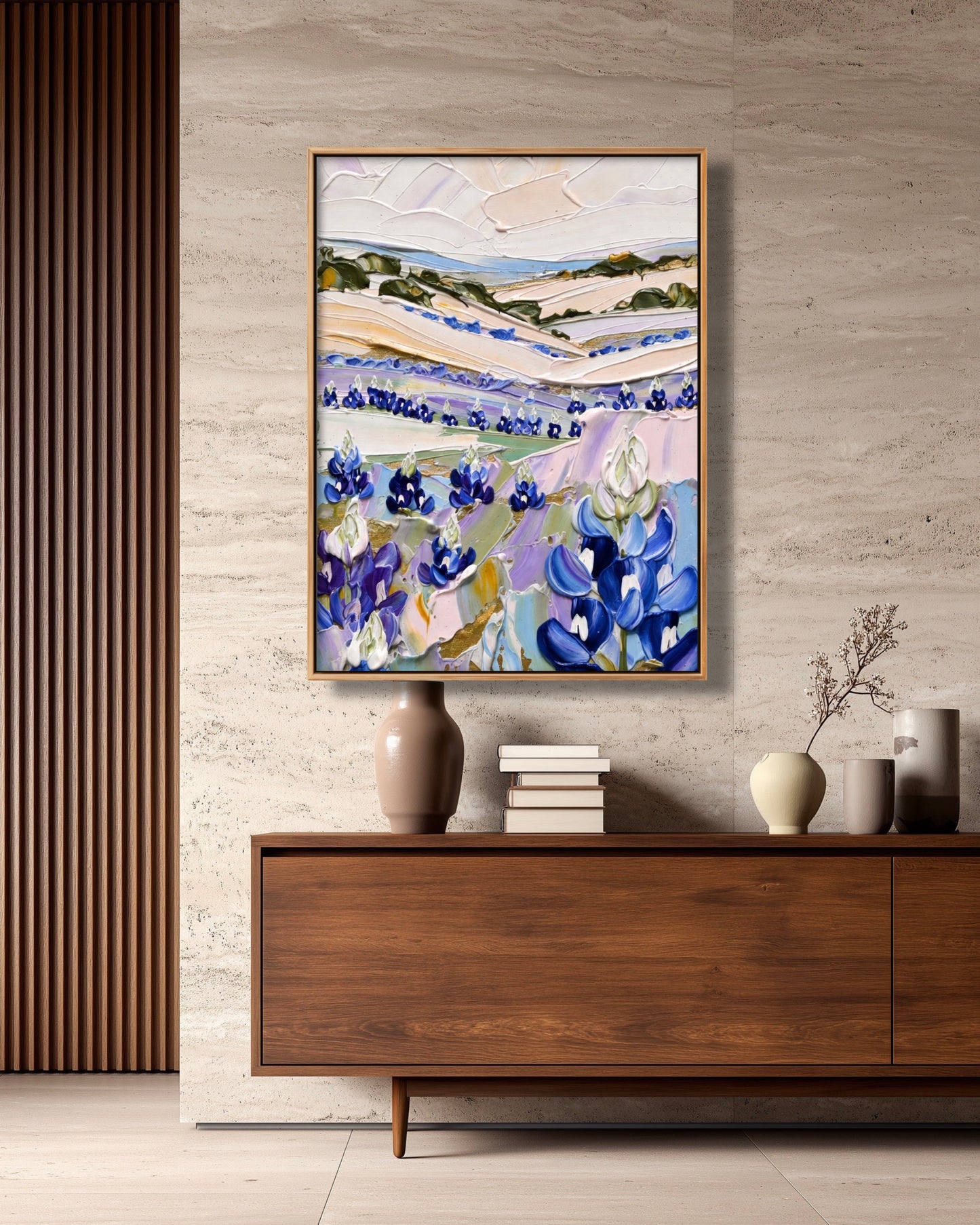 Blue Bonnet Original - Acrylic on Canvas
